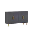 Konsolbord Hanah Home Roger Antracit Spånskiva 120x73,6x29,6 cm - Byråer och skåp - 8684283501915 - 5