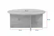 Soffbord Hanah Home Soleil Furu Spånskiva 90x40x90 cm - Soffbord - 8684283850365 - 7