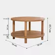 Soffbord Hanah Home Roby Furu Spånskiva 70x43,7 cm - Soffbord - 8683342852005 - 6