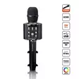Bluetooth® Karaoke-mikrofon med högtalare och belysning Svart - Mikrofoner och karaokemaskiner - 8711902042105 - 1