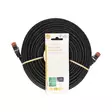 CAT6 Nätverkskabel | RJ45 hane | RJ45 hane | S/FTP | 30.0 m | Rund | LSZH | Svart | Label - Dator och nätverk - 5412810423255 - 66