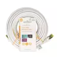 CAT7 nätverkskabel | S/FTP | RJ45 hane | RJ45 hane | 10.0 m | Snagless | Rund | LSZH | Vit | Label - Dator och nätverk - 5412810424405 - 66