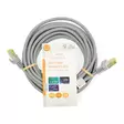CAT7 nätverkskabel | S/FTP | RJ45 hane | RJ45 hane | 5.00 m | Snagless | Rund | LSZH | Grå | Label - Dator och nätverk - 5412810424375 - 66