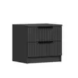 Sängbord Hanah Home Kale Plus Antracit Spånskiva 50x47x40 cm - Nattduksbord - 8683742567325 - 4