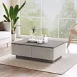 Soffbord Hanah Home LV17 GT Silver Antracit Spånskiva 90x31,6x60 cm - Soffor - 8683342389105 - 2