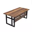 Skrivbord Hanah Home Mn01 Ba Valnöt Spånskiva 180x73x90 cm - Skrivbord - 8683342404365 - 4