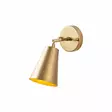 Vägglampa Opviq Evander Guld Metall 10 x 26 x 21 cm - Tak- och vägglampor - 8683743269815 - 6