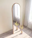 Spegel Hanah Home Emma Valnöt MDF 50x160x2,2 cm - Speglar - 8683743823185 - 3