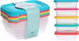 Matskål Set, Olika Färgade Lock - Glädje Varje Dag - Matlådor och matförvaringsbehållare - 8720573437325 - 2