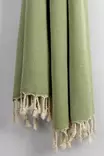 Fouta Mijölnir Valnötsgrön Honungskaka 100% Bomull 95x190 cm - Handdukar - 8683342757065 - 4