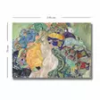 Canvastavla Wallity Flerfärgad Canvas 70x100 cm - Tavlor och ramar - 8683342791625 - 3