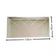 Spegel Hanah Home A306Y Silver Mdf 130x65x2,2 cm - Speglar - 8681875708295 - 9