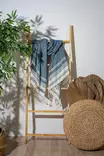 Fouta Mijölnir Indigo Blå 60% Bomull 40% Polyester 90x170 cm - Handdukar - 8684283207985 - 2