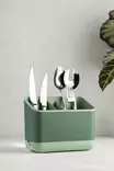 Organisatör, grön, 16,5 x 10 x 14 cm, tålig, lätt att rengöra - Bestick och serveringsredskap - 8684283210725 - 7