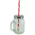Juomapurkki kannella ja pillillä 450 ml - Dricksglas - 6438168097725 - 2