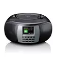 Bärbar DAB+/FM-radio med Bluetooth® CD-spelare och stor LCD-färgdisplay Svart - Radioapparater - 8711902078265 - 12