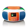 Bärbar DAB+/FM-radio med Bluetooth®, CD-spelare och stor LCD-färgdisplay Glada färger för barn - Radioapparater - 8711902090625 - 10