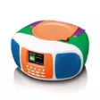 Bärbar DAB+/FM-radio med Bluetooth®, CD-spelare och stor LCD-färgdisplay Glada färger för barn - Radioapparater - 8711902090625 - 15