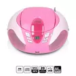 Bärbar FM-radio CD- och USB-spelare Rosa - Radioapparater - 8711902024385 - 1