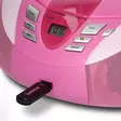 Bärbar FM-radio CD- och USB-spelare Rosa - Radioapparater - 8711902024385 - 47