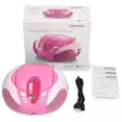Bärbar FM-radio CD- och USB-spelare Rosa - Radioapparater - 8711902024385 - 75