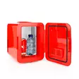 Bärbart minikylskåp | 6 burkar / 4 l kapacitet | 100-240 V / 12 V | Värme- / kylfunktion | Bärhandtag | Röd - Nedis produkter - 8711902090205 - 51