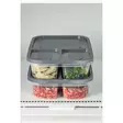 Förvaringslåda Set Hermia Antracit Plast 2 Delar - Matlådor och matförvaringsbehållare - 8684282831785 - 4