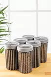 Förvaringslåda Set Hermia Grå Plast 6 Delar - Matlådor och matförvaringsbehållare - 8683742868545 - 1