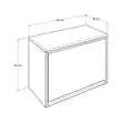 Skoskåp Hanah Home Shc110Bb Vit Spånskiva 60x42x30 cm - Skoskåp - 8682870658295 - 9