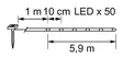 Kiti Solar valonauha 50 led valk - Solcellslampor - 6435200312655 - 3