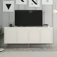 Konsolbord Hanah Home Lyon 80 Cream Guld Spånskiva 180x80x35 cm - Byråer och skåp - 8684282640165 - 6