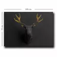 Canvastavla Wallity Guld Svart Canvas Trä 70x100 cm - Tavlor och ramar - 8683743826025 - 1