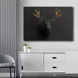 Canvastavla Wallity Guld Svart Canvas Trä 70x100 cm - Tavlor och ramar - 8683743826025 - 3
