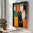 Inramad MDF-tavla Wallxpert Flerfärgad MDF 35x47x2 cm - Tavlor och ramar - 8684283651825 - 3
