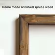 Inramad MDF-tavla Wallxpert Flerfärgad MDF 35x47x2 cm - Tavlor och ramar - 8684283651825 - 1
