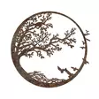 Väggdekor Metall Wallity Rusty Tree Antiquation Metall 66x68 cm - Dekorationer, prydnadsföremål - 8684282644835 - 1