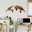 Väggdekor Metall Wallxpert World Map Medium Flerfärgad Metall 150x59 cm - Dekorationer, prydnadsföremål - 8683743851515 - 4