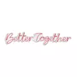 Dekorativ Plast Ledbelysning Wallxpert Better Together Pink Plast 84x16 cm - Tavlor och ramar - 8682870287495 - 1