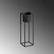 Dekorativ Kruka Aberto Design GED023 Svart Metall 15x50x15 cm - Hängande blomkrukor och vaser - 8684282462415 - 5
