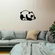 Väggdekor Metall Wallity Panda Metal Decor Svart Metall 35x50 cm - Dekorationer, prydnadsföremål - 8682870853645 - 2