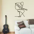Väggdekor Metall Wallity Sentimiento Black Metall 46x56 cm - Dekorationer, prydnadsföremål - 8684283349685 - 3
