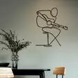 Väggdekor Metall Wallity Sentimiento Black Metall 46x56 cm - Dekorationer, prydnadsföremål - 8684283349685 - 4