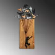 Väggdekor Trä Wallity Flying Boy Valnöt/Svart Trä 45x86 cm - Dekorationer, prydnadsföremål - 8683743841905 - 5