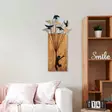 Väggdekor Trä Wallity Flying Boy Valnöt/Svart Trä 45x86 cm - Dekorationer, prydnadsföremål - 8683743841905 - 3