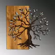 Väggdekor Trä Wallity Agac Valnöt Trä 58x58 cm - Dekorationer, prydnadsföremål - 8683742873075 - 6