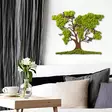 Väggdekor Trä Wallxpert Tree Green Brown MDF 71x1x59 cm - Dekorationer, prydnadsföremål - 8683342206815 - 4