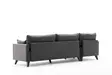 Hörnsoffa Atelier del Sofa Bella Antracit Polyester 275x81x85 cm - Soffor - 8682870815605 - 7