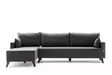 Hörnsoffa Atelier del Sofa Bella Antracit Polyester 275x81x85 cm - Soffor - 8682870815605 - 1