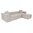 Hörnsoffa Atelier del Sofa Lora Mocca Linne 303x193x65 cm - Soffor - 8684282056515 - 1