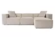 Hörnsoffa Atelier del Sofa Lora Mocca Linne 303x193x65 cm - Soffor - 8684282056515 - 9